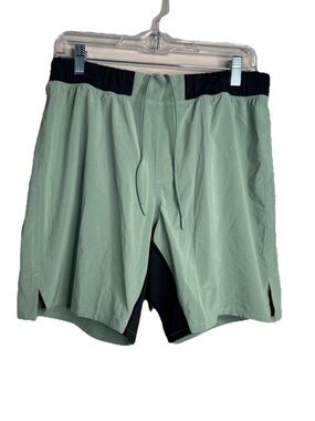 Ten Thousand The Fight Short 7” Green Men’s M Lined Excellent Condition D3